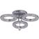 VETRULUS Crystal Chrome Ceiling Lamp