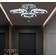 VETRULUS Crystal Chrome Ceiling Lamp