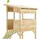 TP Toys Treetops Wooden Tower Playhouse with Toy Box & Slide