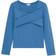 Habitual Square Neck Twist Top - Blue