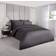 Highams Luxury Comfort Housse de couette Gris (198x198cm)