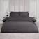 Highams Luxury Comfort Housse de couette Gris (198x198cm)
