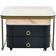 Mercer41 Amaury White/Black Nesting Table 23.6x23.6" 2