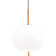 Perenz Classic White/Brushed Gold Lampada a Sospensione 30cm