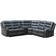 Kingway Furniture Mirabell Gray Sofa 110" 5 Seater
