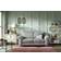 Abakus Direct Elegant Ingrid Ash Grey Sofa 194cm 2 Seater