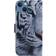 Coloured Drawing Tiger Pattern Flip Leather Phone Case for iPhone 15