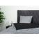 Borg Living Striped Påslakan Vit, Svart (220x140cm)