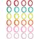 COLVWOFA Baby Rings Link 24 Pack