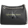 Calvin Klein Convertible Shoulder Bag - Black/Dark Juniper