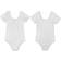 Dpois Kid's Ballet Dance Gymnastics Leotard - White