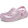 Crocs Kid's Classic Lined Glitter Clog - Neon Purple/Multi