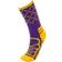 Crown Sporting Goods Basketball Net Socks - Purple/Yellow