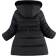 Kid's Winter Keep Warm Padded Hooded Coat - Black