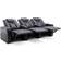 More4Homes Broadway Electric Recliner Black Sofa 249cm 3 Seater