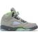 Nike Air Jordan 5 Retro GS - Silver/Green Bean/Flint Grey