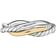 David Yurman Petite Infinity Band Ring - Silver/Gold