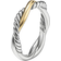 David Yurman Petite Infinity Band Ring - Silver/Gold