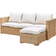 Dunelm Lounger Outdoor Lounge Set, 1 Table incl. 1 Sofas