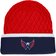 Fanatics Men's Red/Navy Washington Capitals Iconic Striped Cuffed Knit Hat