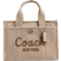 Coach Cargo Tote Bag 26 - Silver/Dark Natural