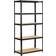 Rhino Racking 2 Bays Black Shelving System 90x180cm