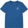 Nike Big Kid's Jordan Jumpman Air Embroidered Tee - Industrial Blue (95A873-U1R)