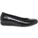 Gabor Splash - Black Croc Patent