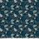 Anro Leaf Tablecloth Blue (220x140cm)
