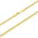 Nuragold Miami Cuban Link Chain Pendant Necklace 4mm - Gold