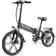 Samebike 20LVXD30-II Folding Electric Bicycle with Removable Battery Black Unisex