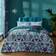 Catherine Lansfield Mya Tropical Duvet Cover White, Blue, Green (230x220cm)