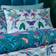 Catherine Lansfield Mya Tropical Duvet Cover White, Blue, Green (230x220cm)