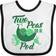 Inktastic Two Peas in a Pod with Faces Baby Bib