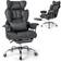 Costway Ergonomic High Back Grey Office Chair 125cm