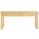 vidaXL Panama Natural Dining Table 105x30cm