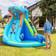 Costway Hippo Water Bounce with Splash & Slide