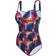 Regatta Women's Sakari Tummy Control Costume - Navy Brush Stroke