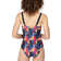 Regatta Women's Sakari Tummy Control Costume - Navy Brush Stroke