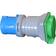 Blue Electric Adapter CEE 230V/16A