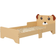 ZONEKIZ Toddler Bed Frame Puppy Theme 29.1x56.3"