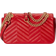 Gucci Gg Marmont Small Shoulder Bag - Red Leather