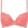 Ann Summers Sexy Lace Planet Padded Plunge Bra - Coral