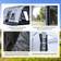 OutSunny 8-Person Camping Tent Tunnel Design with 4 Large Windows