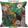 KEROTA Parrot Tropical Bird Toucan Leaves Cushion Cover Multicolour (45.7x45.7cm)