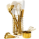 Styled Settings White and Vintage Gold Kitchen Utensil 15pcs