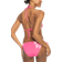 Roxy Beach Classics Tie Side Triangle Bikini Set - Shocking Pink