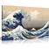 Wallart-Direct Hokusai A Big Wave Off Kanagawa Blue Wall Decor