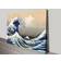 Wallart-Direct Hokusai A Big Wave Off Kanagawa Blue Wall Decor