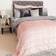Sienna Crushed Velvet Couverture lestée 4kg Rose (150x125cm)